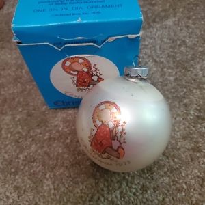 Vintage 1975 A Christmas Child Ball Ornament Sister Berta Hummel Limited Edition
